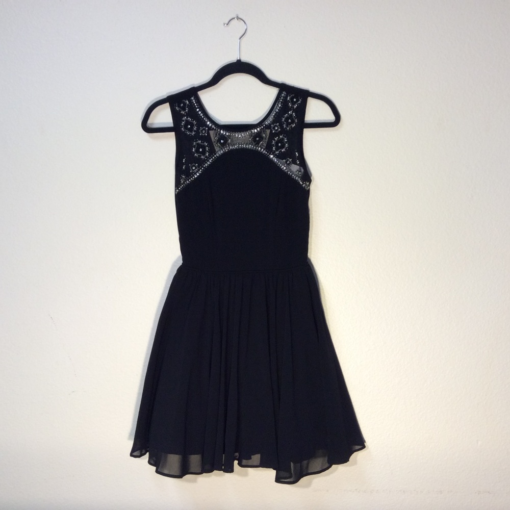 Way-In Clothing Co. Sleeveless Black Party Dress